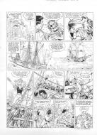 BARBE ROUGE : Planche originale 23 de BARBE ROUGE - Tome 28.  La flibusti�re du sans piti�